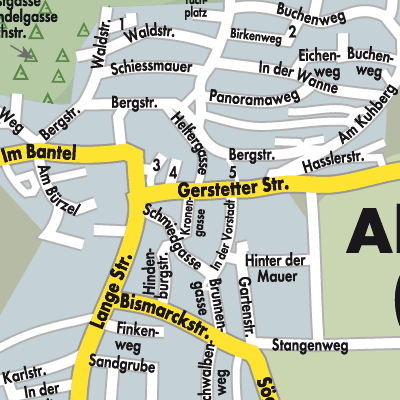 Stadtplan Altheim (Alb)