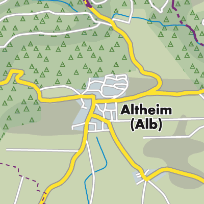 Übersichtsplan Altheim (Alb)