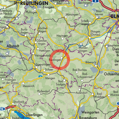 Landkarte Altheim