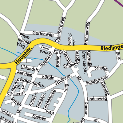 Stadtplan Altheim