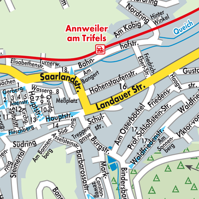Stadtplan Annweiler am Trifels