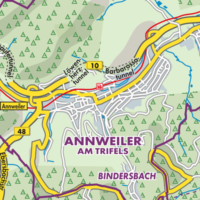 Übersichtsplan Annweiler am Trifels