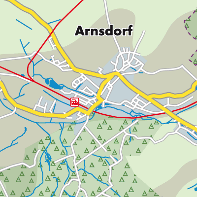 Übersichtsplan Arnsdorf