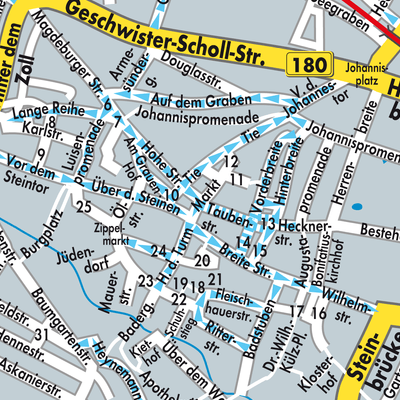 Stadtplan Aschersleben