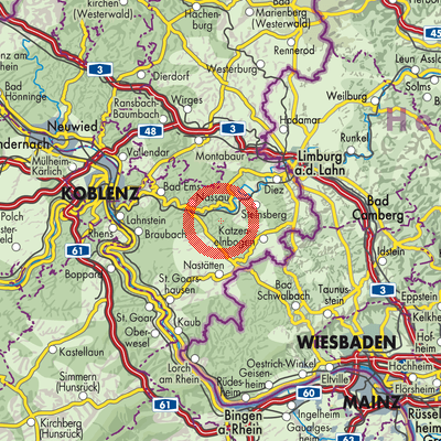 Landkarte Attenhausen