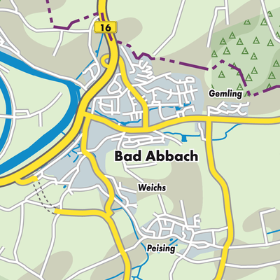 Übersichtsplan Bad Abbach