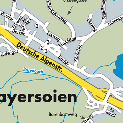 Stadtplan Bad Bayersoien
