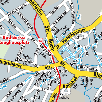 Stadtplan Bad Berka