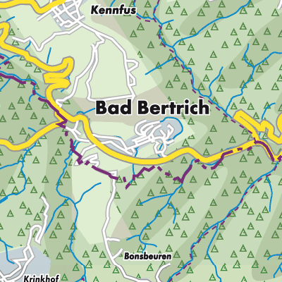 Übersichtsplan Bad Bertrich