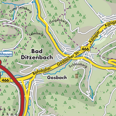 Übersichtsplan Bad Ditzenbach