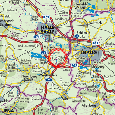 Landkarte Bad Dürrenberg