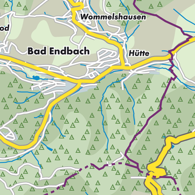 Übersichtsplan Bad Endbach