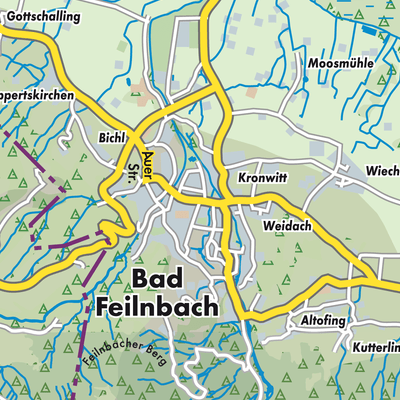Übersichtsplan Bad Feilnbach