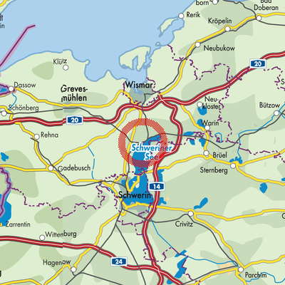 Landkarte Bad Kleinen