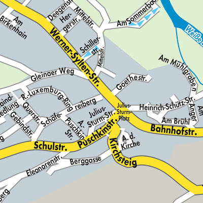 Stadtplan Bad Köstritz