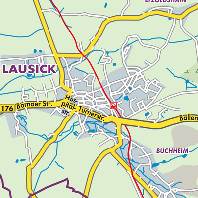 Übersichtsplan Bad Lausick