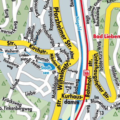 Stadtplan Bad Liebenzell