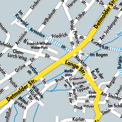 Stadtplan Bad Lippspringe