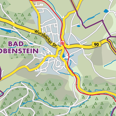 Übersichtsplan Bad Lobenstein
