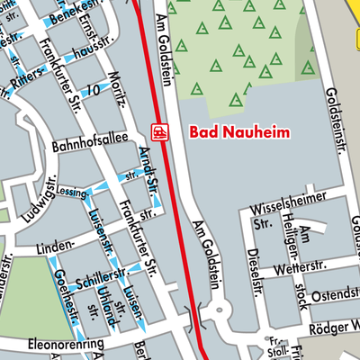 Stadtplan Bad Nauheim