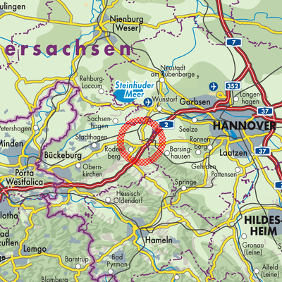 Landkarte Bad Nenndorf