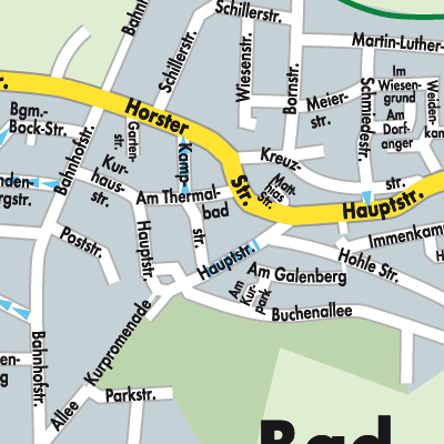 Stadtplan Bad Nenndorf