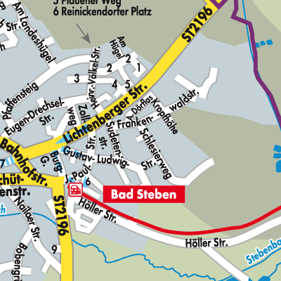 Stadtplan Bad Steben