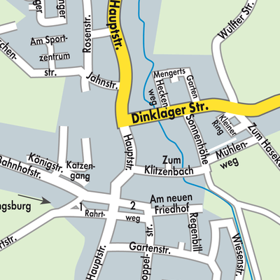 Stadtplan Badbergen