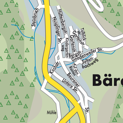Stadtplan Bärenthal