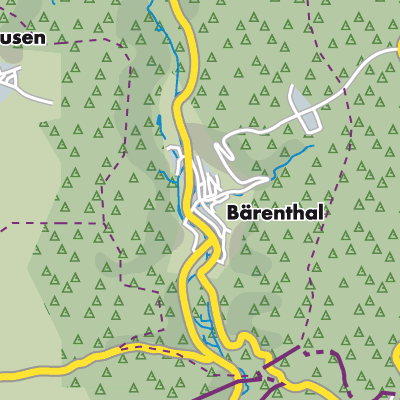 Übersichtsplan Bärenthal