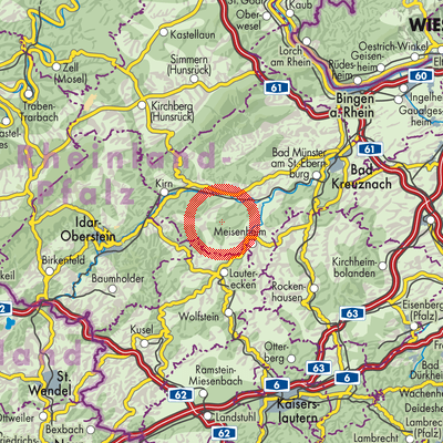 Landkarte Bärweiler