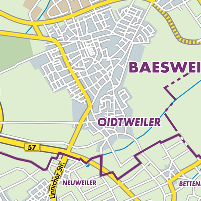 Übersichtsplan Baesweiler