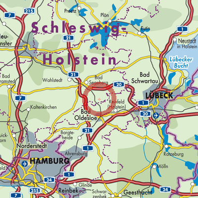Landkarte Bahrenhof