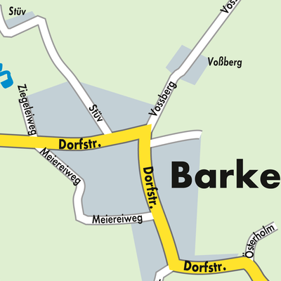 Stadtplan Barkenholm