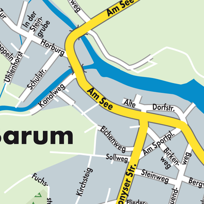 Stadtplan Barum