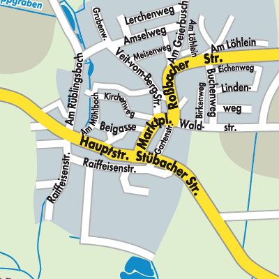 Stadtplan Baudenbach
