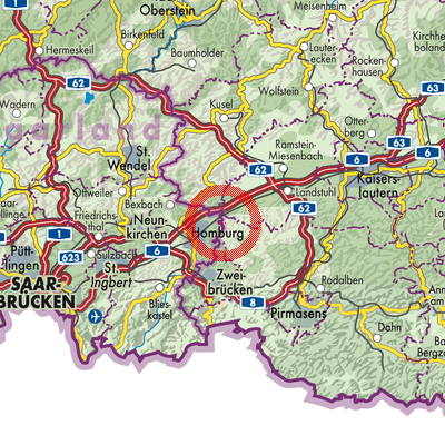 Landkarte Bechhofen