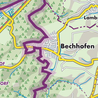 Übersichtsplan Bechhofen