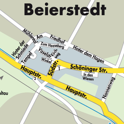 Stadtplan Beierstedt