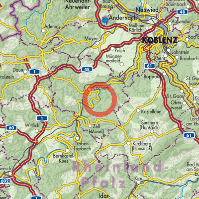Landkarte Beilstein