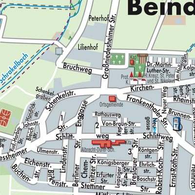 Stadtplan Beindersheim