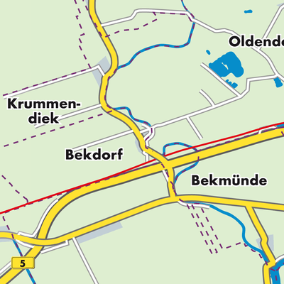 Übersichtsplan Bekdorf