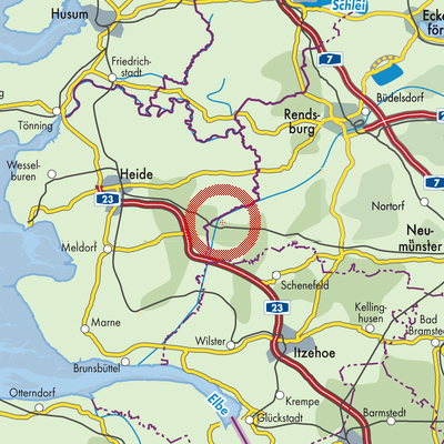 Landkarte Beldorf