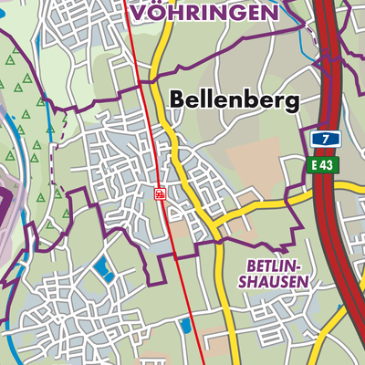 Übersichtsplan Bellenberg