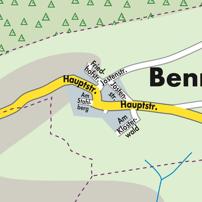 Stadtplan Bennhausen