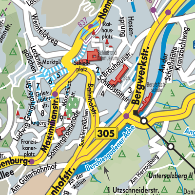 Stadtplan Berchtesgaden
