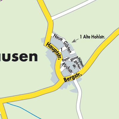 Stadtplan Berghausen
