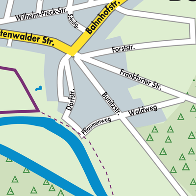 Stadtplan Berkenbrück