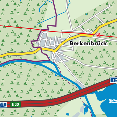 Übersichtsplan Berkenbrück