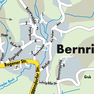 Stadtplan Bernried